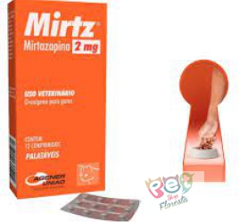 MIRTZ MIRTAZAPINA 2MG 12 COMPRIMIDOS